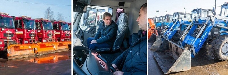 Архангельский городничий проверил, всё ли готово к зиме у муниципального подрядчика по уборке города